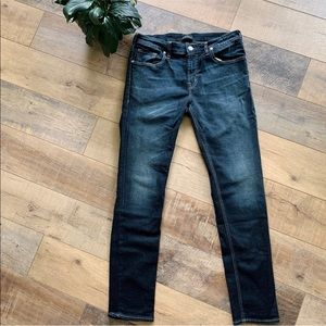 Silver Jeans Taavi Super Slim Fit Leg Dark Wash